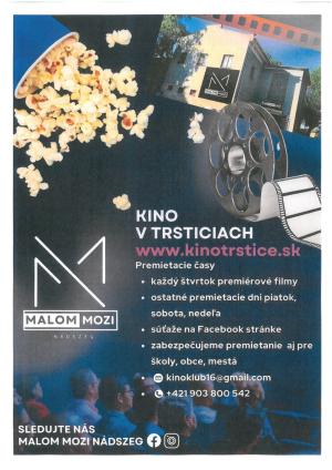 Kino v Trsticiach - Malom Mozi Nádszeg