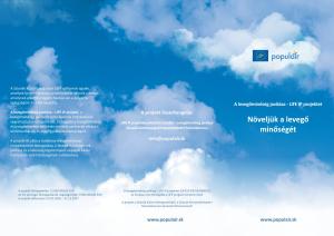Populair - növeljük a levegő minőségét 